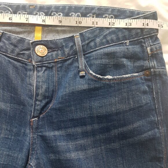 Eernest Sewn Ali 267 Boot Cut Low Rise Denim Jean Medium Wash Sz 26 - Picture 12 of 14